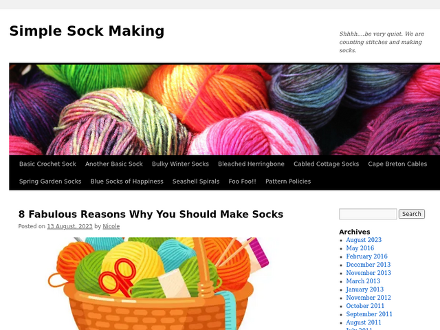Ravelry: Simple Sock Making - patterns