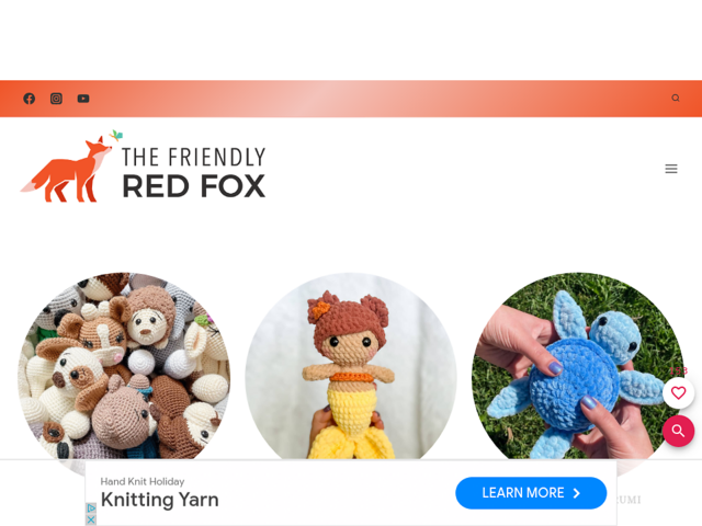 Ravelry: The Friendly Red Fox - patterns