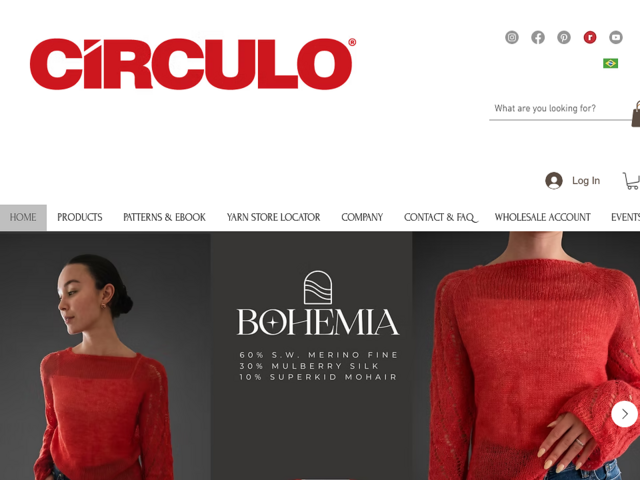 Ravelry: Circulo Yarns USA website - patterns